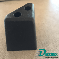 PATA TRIANGULAR 2 ¼”  DE PULGADA NEGRA